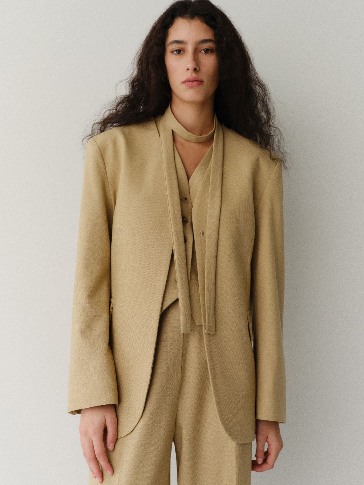 아르카익(ARCHAIC) corn jacket_yellow beige