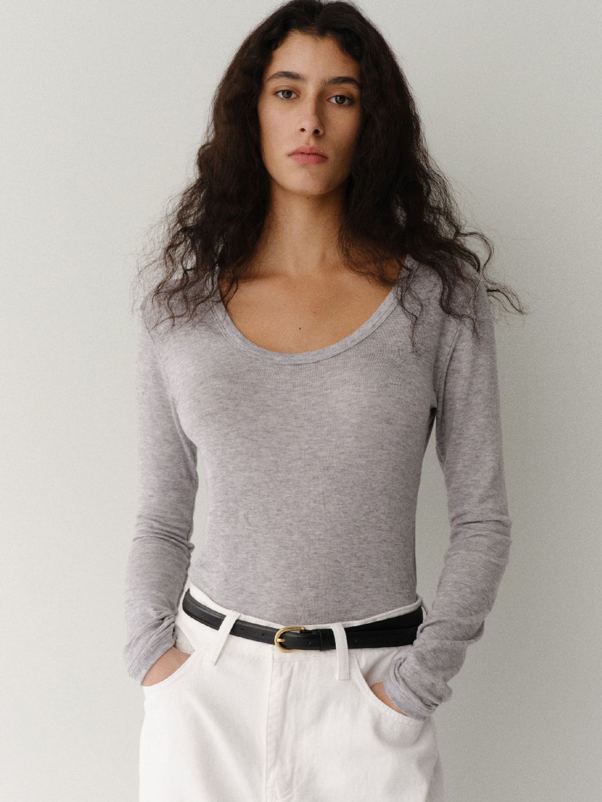 아르카익(ARCHAIC) rud u-neck t-shirt_gray