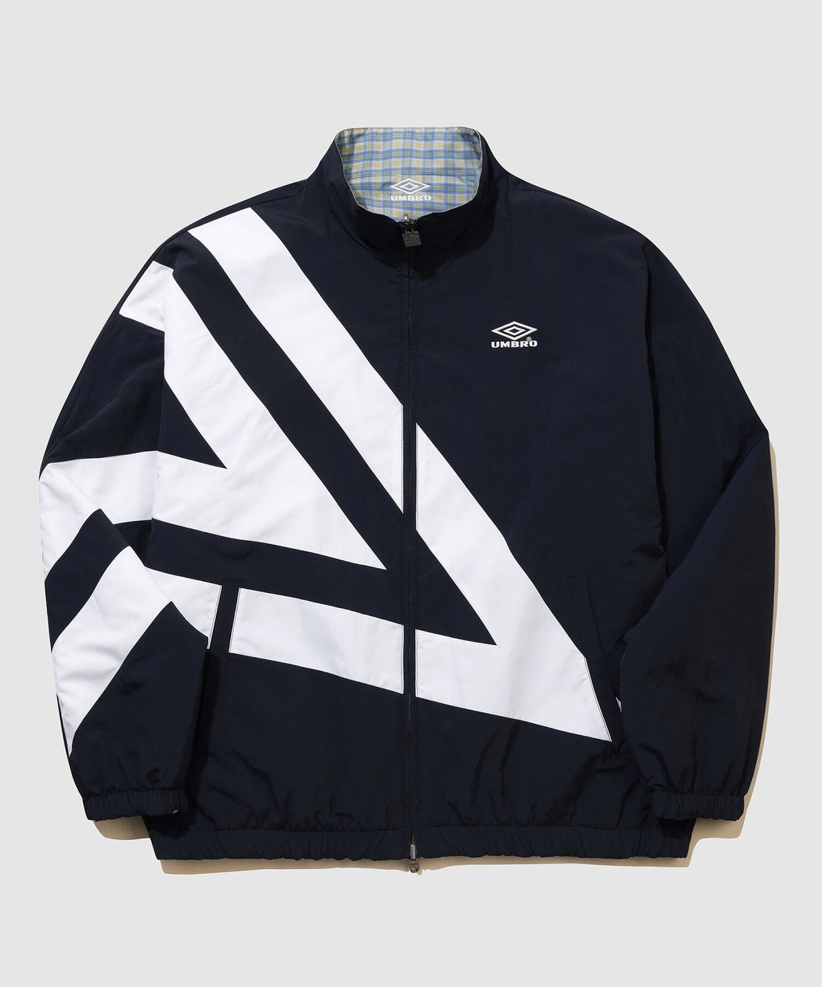 엄브로(UMBRO) HBL 로얄 컬리지 리버서블 패딩 자켓 네이비(UQ323CPJ99)