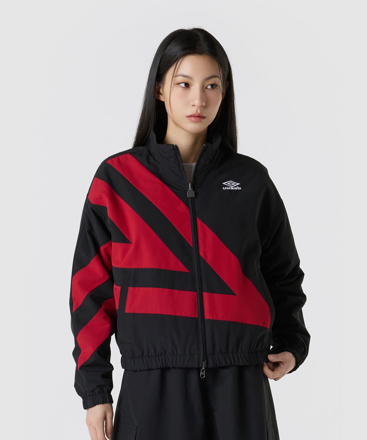 엄브로(UMBRO) HBL 로얄 컬리지 리버서블 패딩 자켓 블랙(UQ323CPJ99)