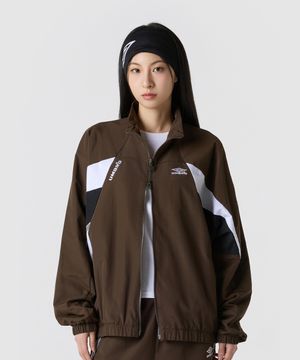 HBL OG 헤리티지 스탠넥 바람막이 자켓 브라운(UQ321CJK97)