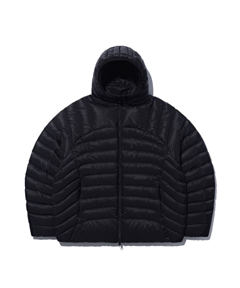 Wormhole Bubble Light Down Jacket Black