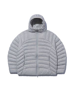 Wormhole Bubble Light Down Jacket Grey