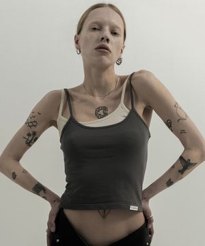 Twin Layer Tank Top (PURPLE)