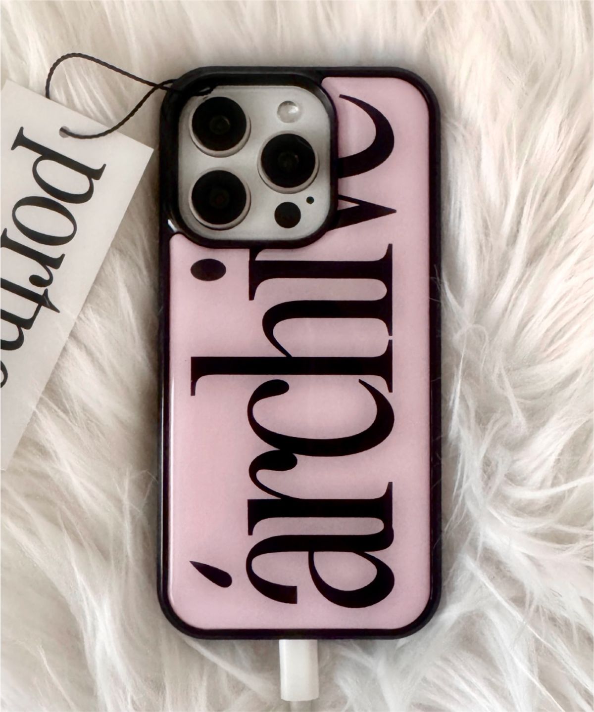 포트니(PORTNEY) [+맥세이프][+Z플립8/폴드]archive epoxy case_peony pink