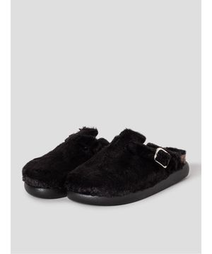 (WOMEN) 청키솔 퍼 크로그  블랙 (HH59K2C795)