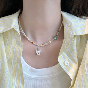 Lucky cat beads necklace JSB-542
