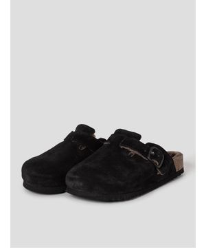 (WOMEN) 스웨이드 코르크 크로그  블랙 (HH59K2C805)