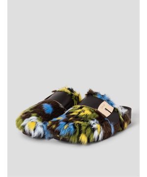 (WOMEN) 멀티 컬러 빅버클 크로그  라이트 그린 (HH59K2G73L)