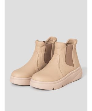 (WOMEN) 러버 첼시 부츠  베이지 (HH59K2T11A)