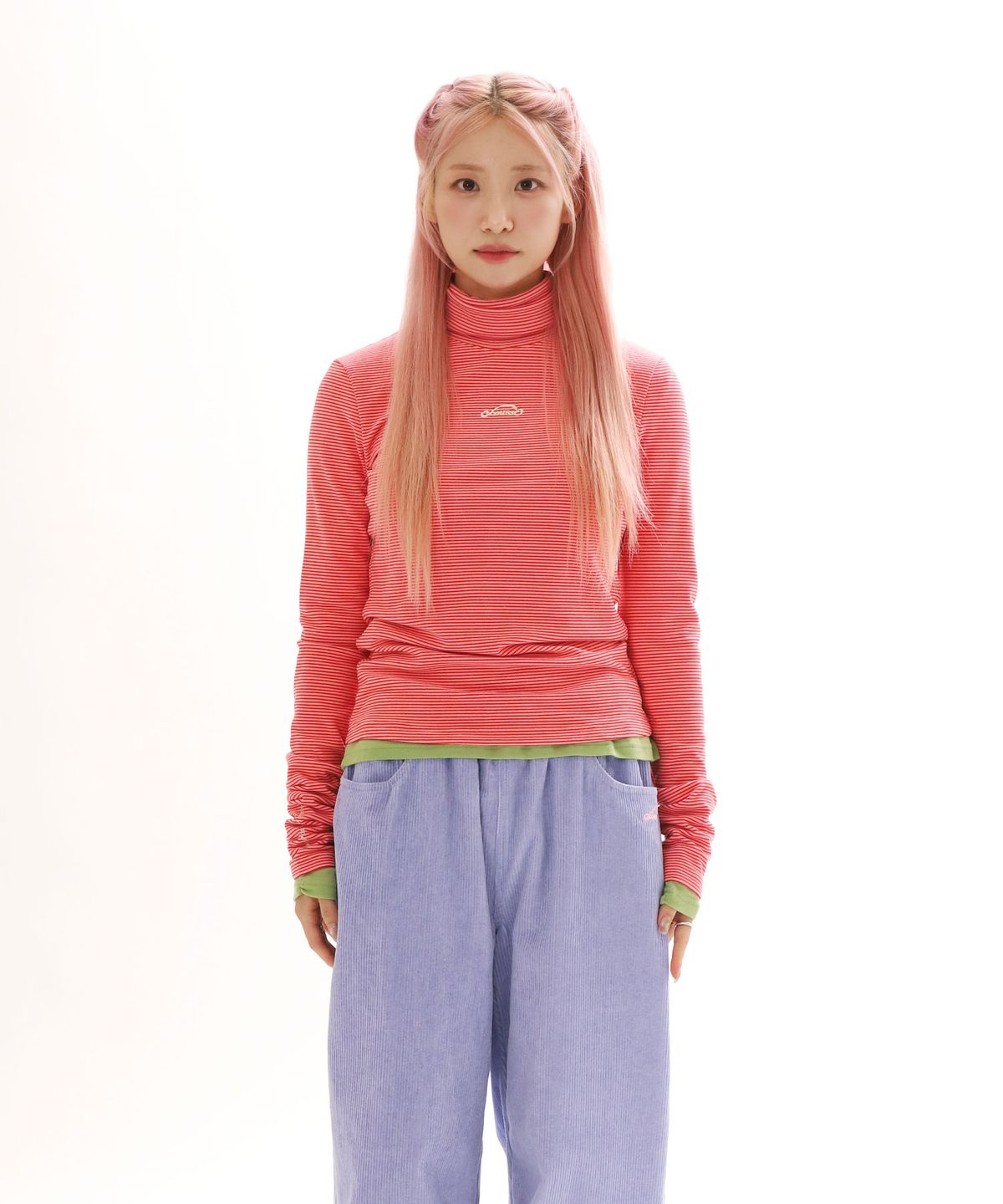 오브콜스와이낫(OFCOURSEWHYNOT) W.S SOFT GROW TURTLE TEE_PINK