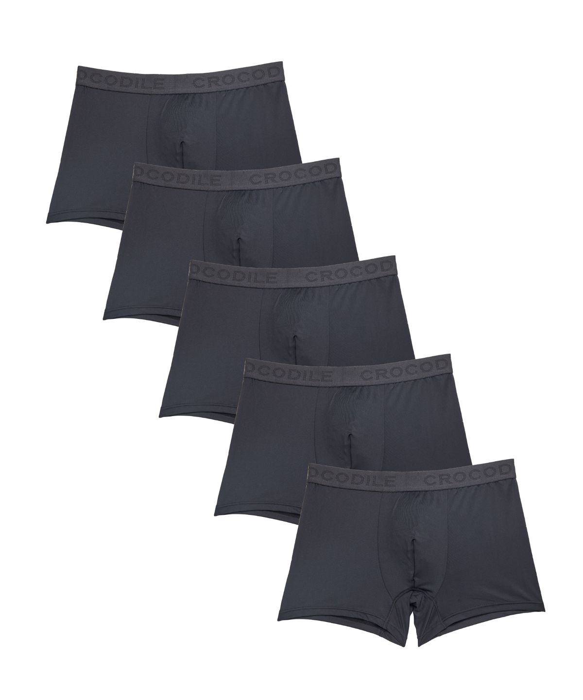 크로커다일 이너웨어(CROCODILE INNERWEAR) [블랙에디션] 아스킨/에어로쿨/폴리스판 드로즈 5매