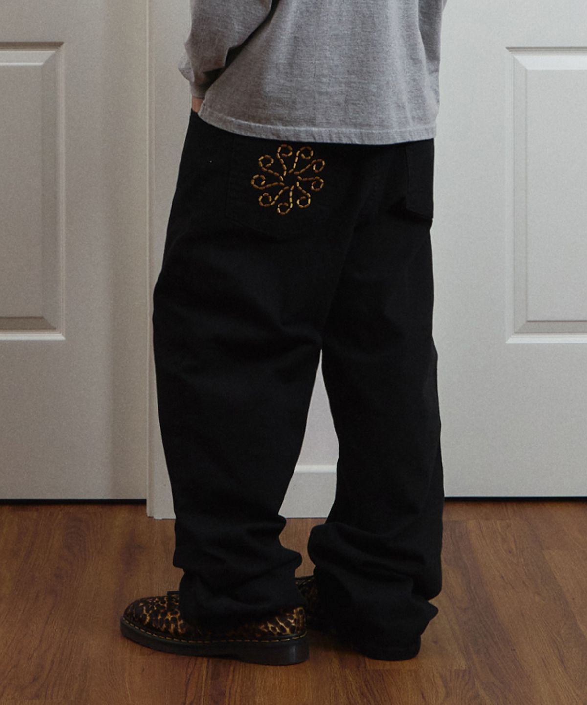 9999아카이브(9999ARCHIVE) Linking Wide Cotton Pants