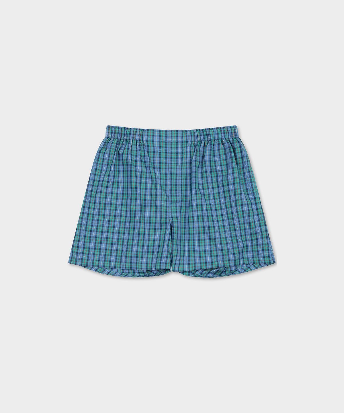 브룩스 브라더스(BROOKS BROTHERS) 홀리데이 체크 박서 (블루) (BBAUMNF502)