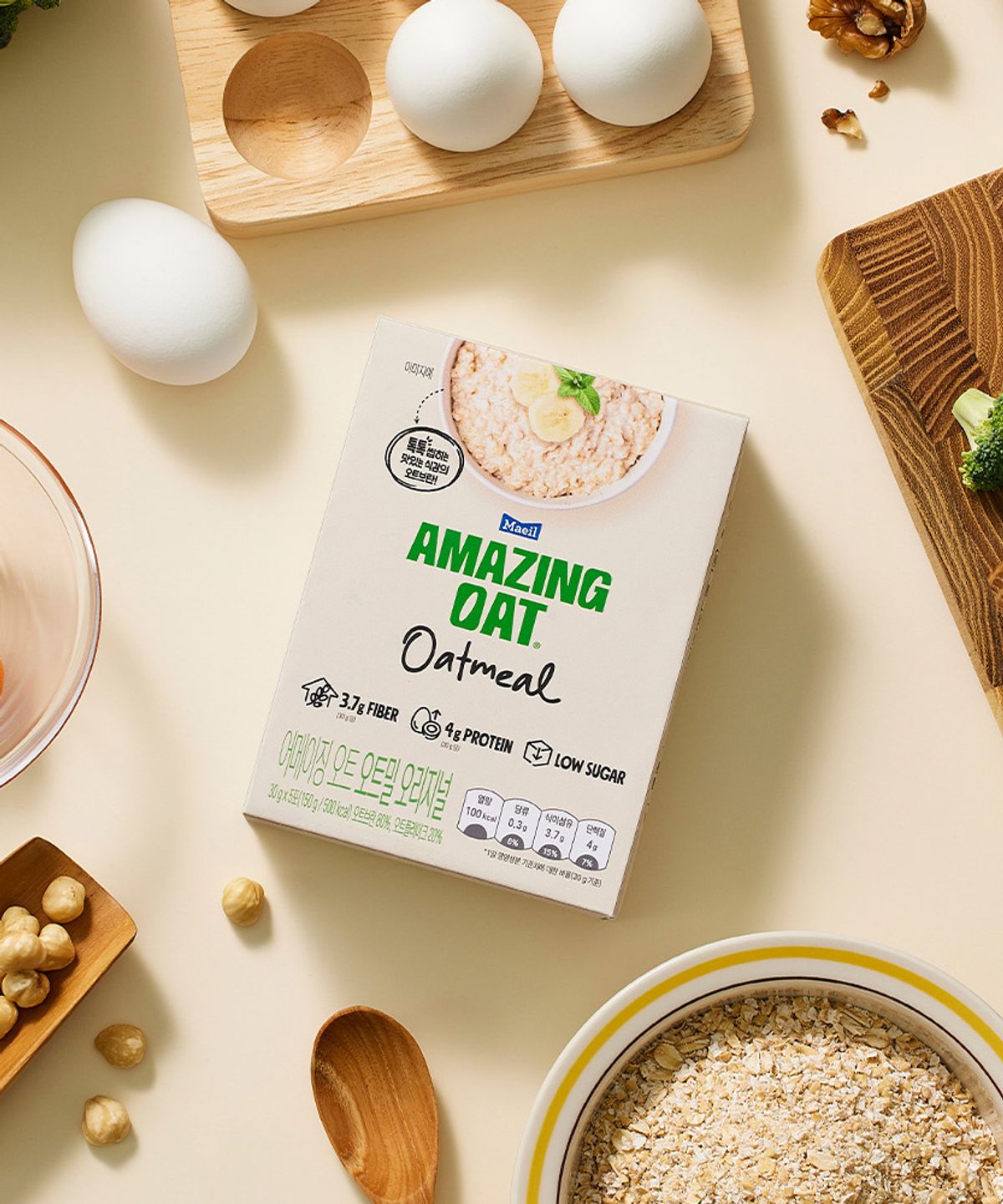 어메이징 오트(AMAZING OAT) 어메이징오트 오트밀 오리지널 30g*5개입 3Box (총 15개입)