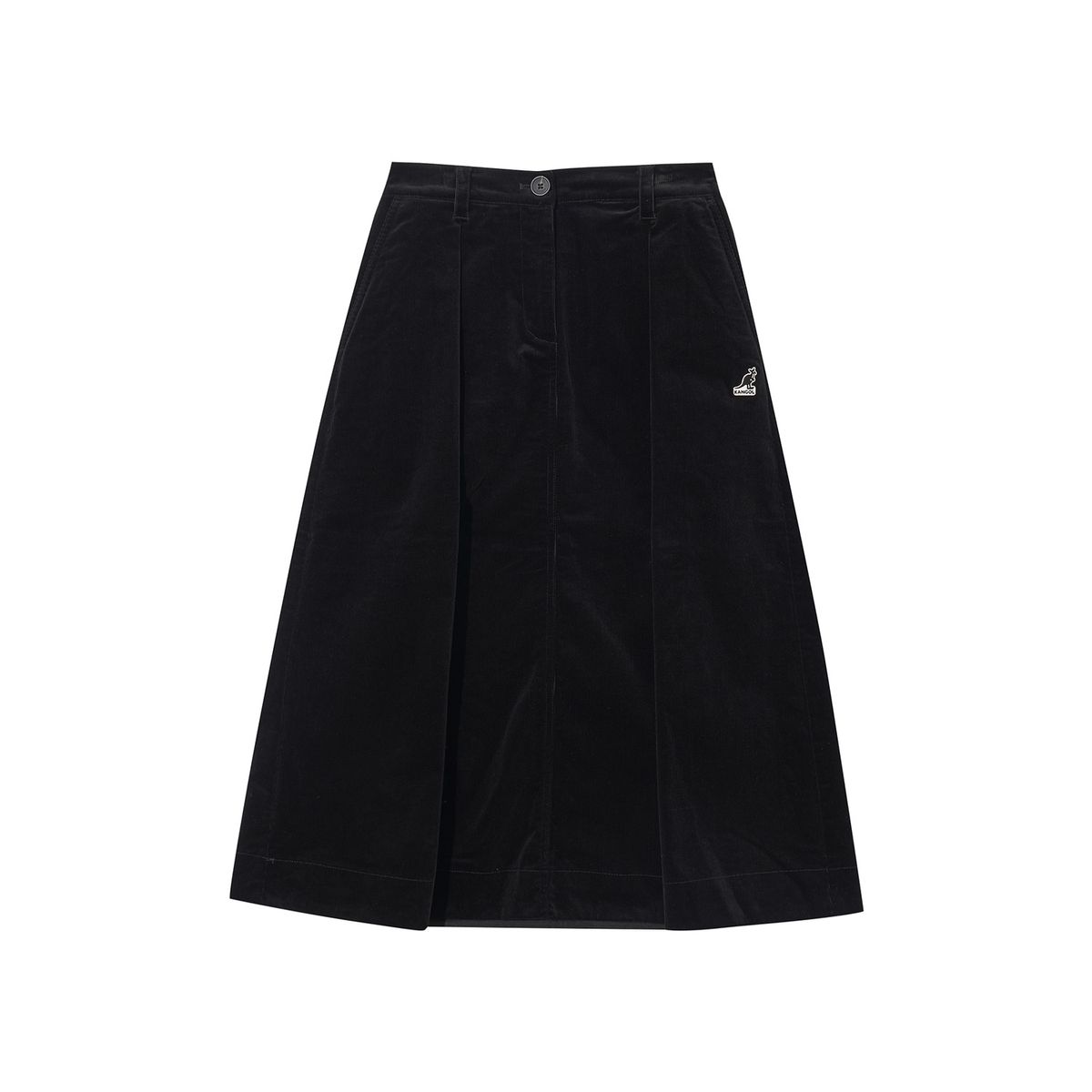 캉골(KANGOL) 우먼스 코듀로이 카고 스커트 8121 블랙