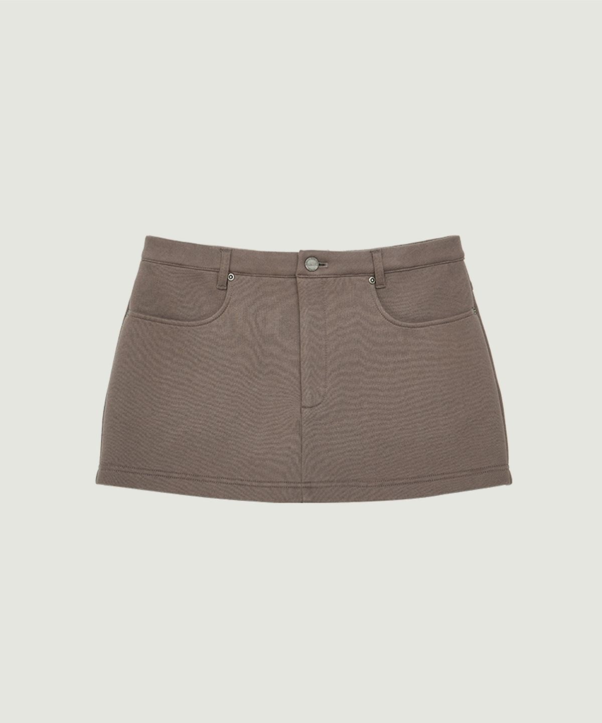 그로브(GROVE) ZOE SWEAT SKIRT PANTS (BROWN)