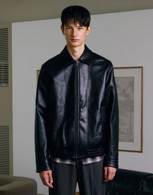 페이크 레더 블루종 10075903/075903