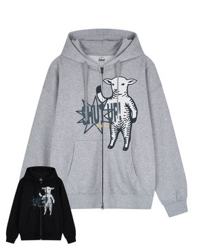 셧업 찹 쉽 2웨이 후드 집업 (2color)