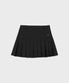 Panel Pleat Skirt (Black)