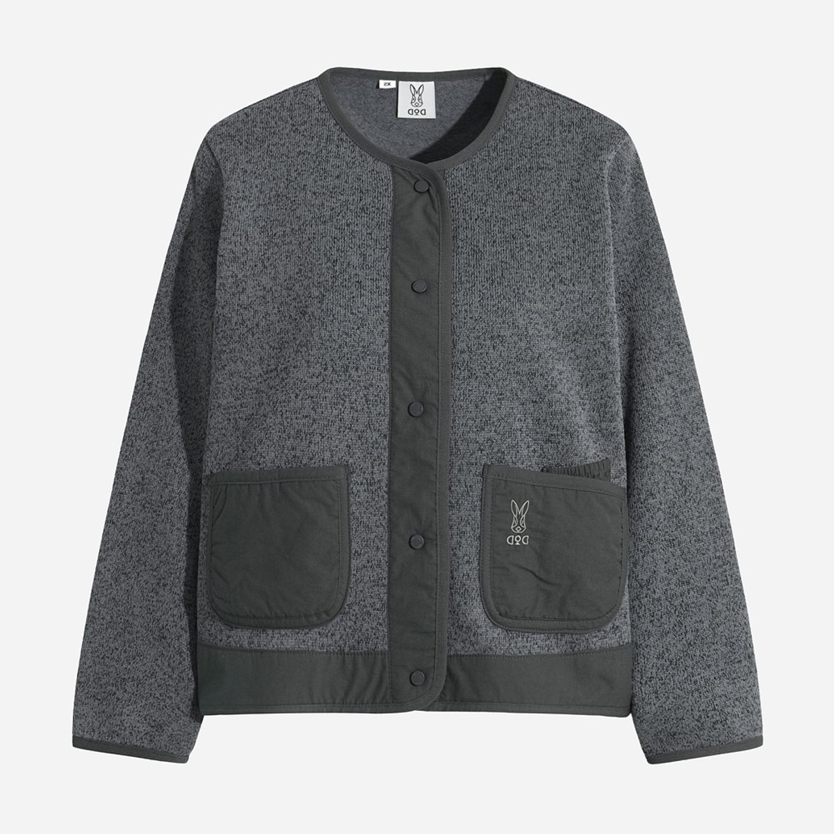 디오디(DOD) 여성) 템프니트 가디건(D.CHARCOAL GREY)
