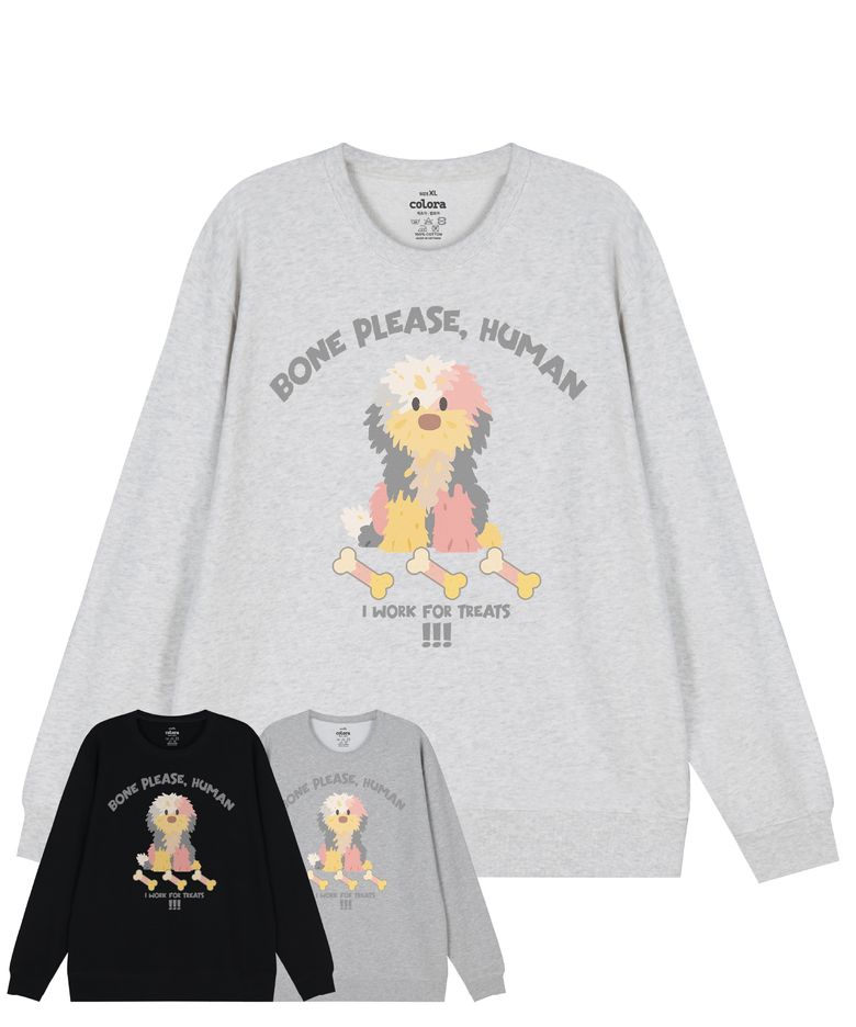 본 플리즈 휴먼 스웻셔츠 (3color)