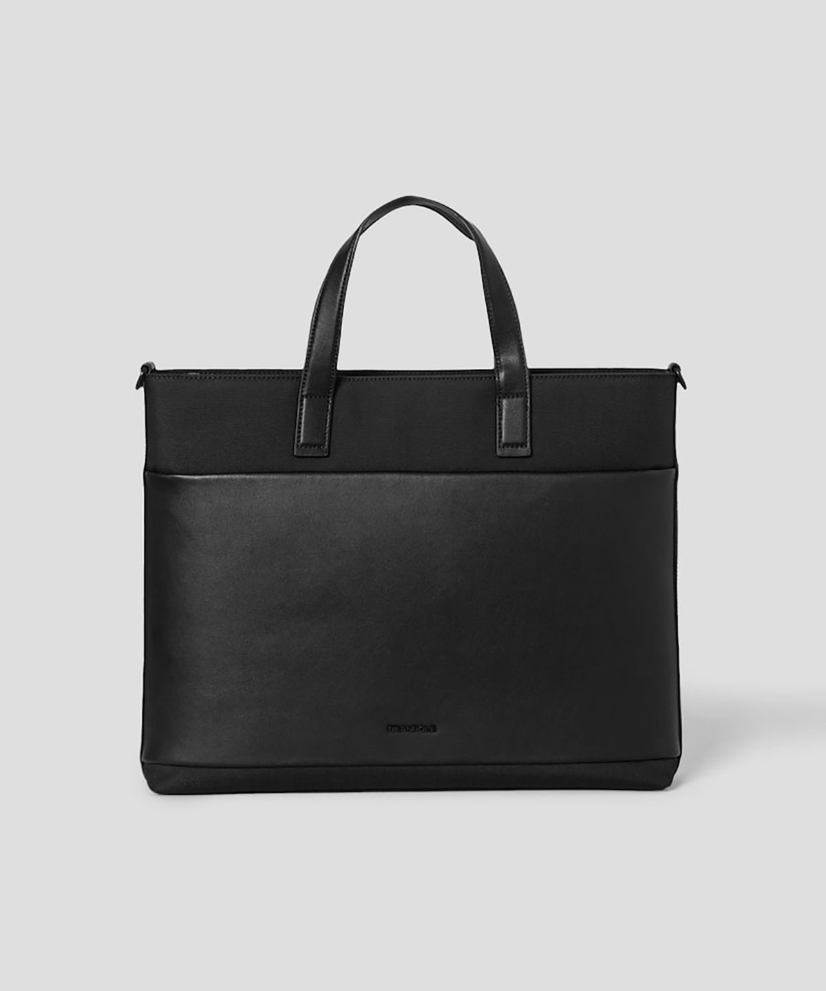 빈폴 액세서리(BEANPOLE ACCESSORY) 커뮤터 가로 토트백  - 블랙