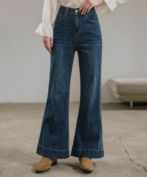 데일리 세미 부츠컷 데님팬츠