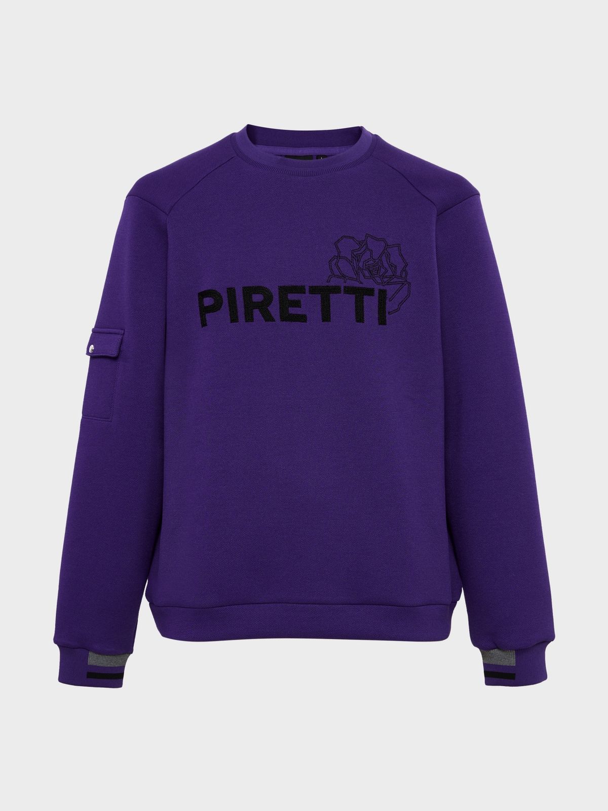 피레티(PIRETTI) 캡슐 맨투맨 티셔츠 M_Purple