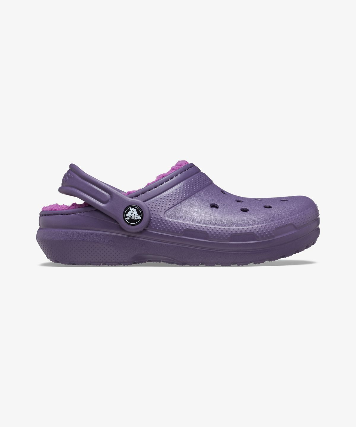 크록스키즈(CROCS KIDS) 클래식 라인드 클로그 키즈 - 나이트쉐이드 / 207010-5CI