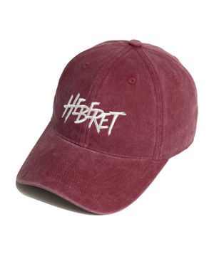 스케치 스톤 워시드 볼캡-버건디