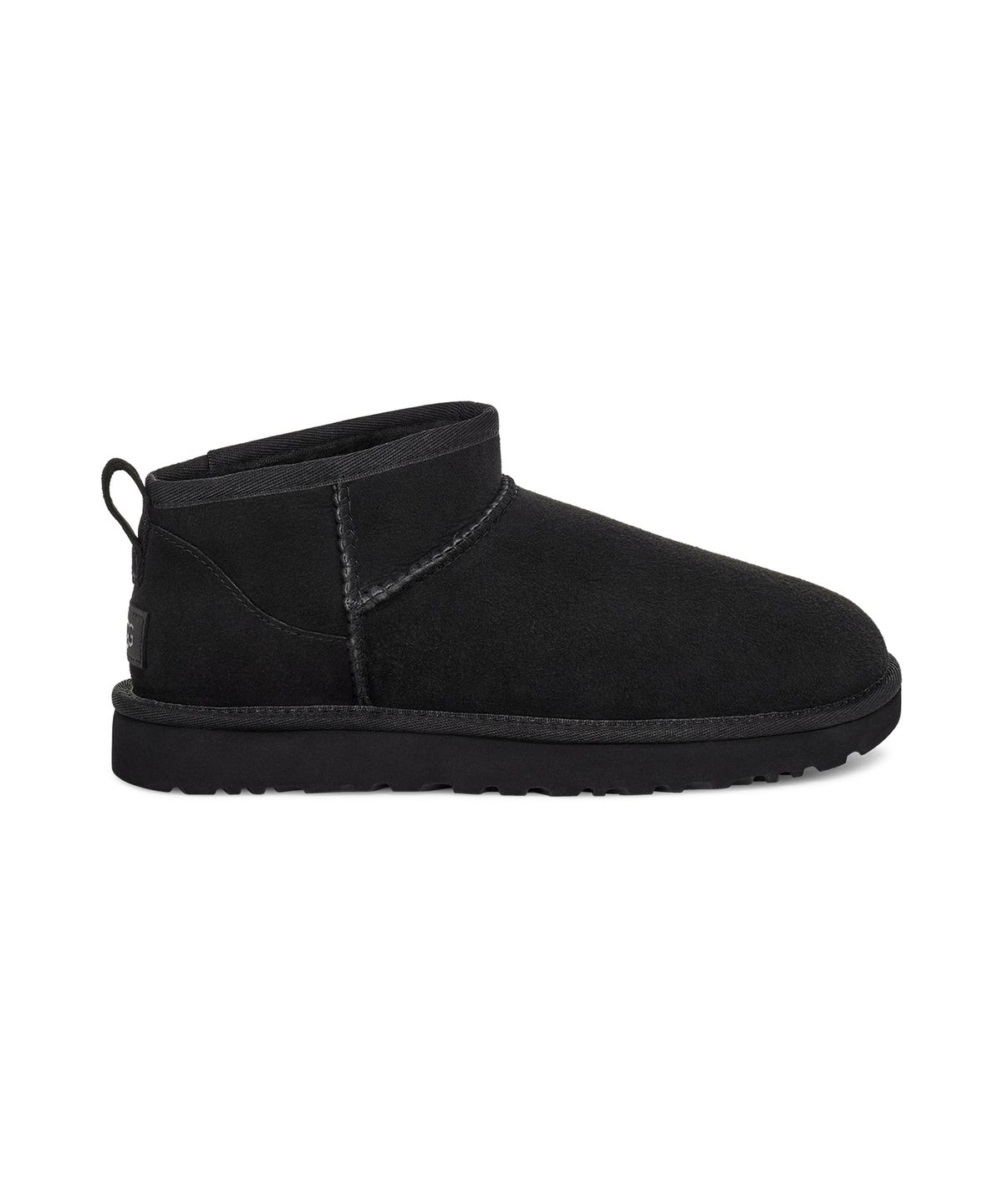 어그(UGG) [WOMEN] 오버로크 스티치 울트라 미니 부츠 (클래식 울트라 미니) - 블랙 / 1116109-BLK