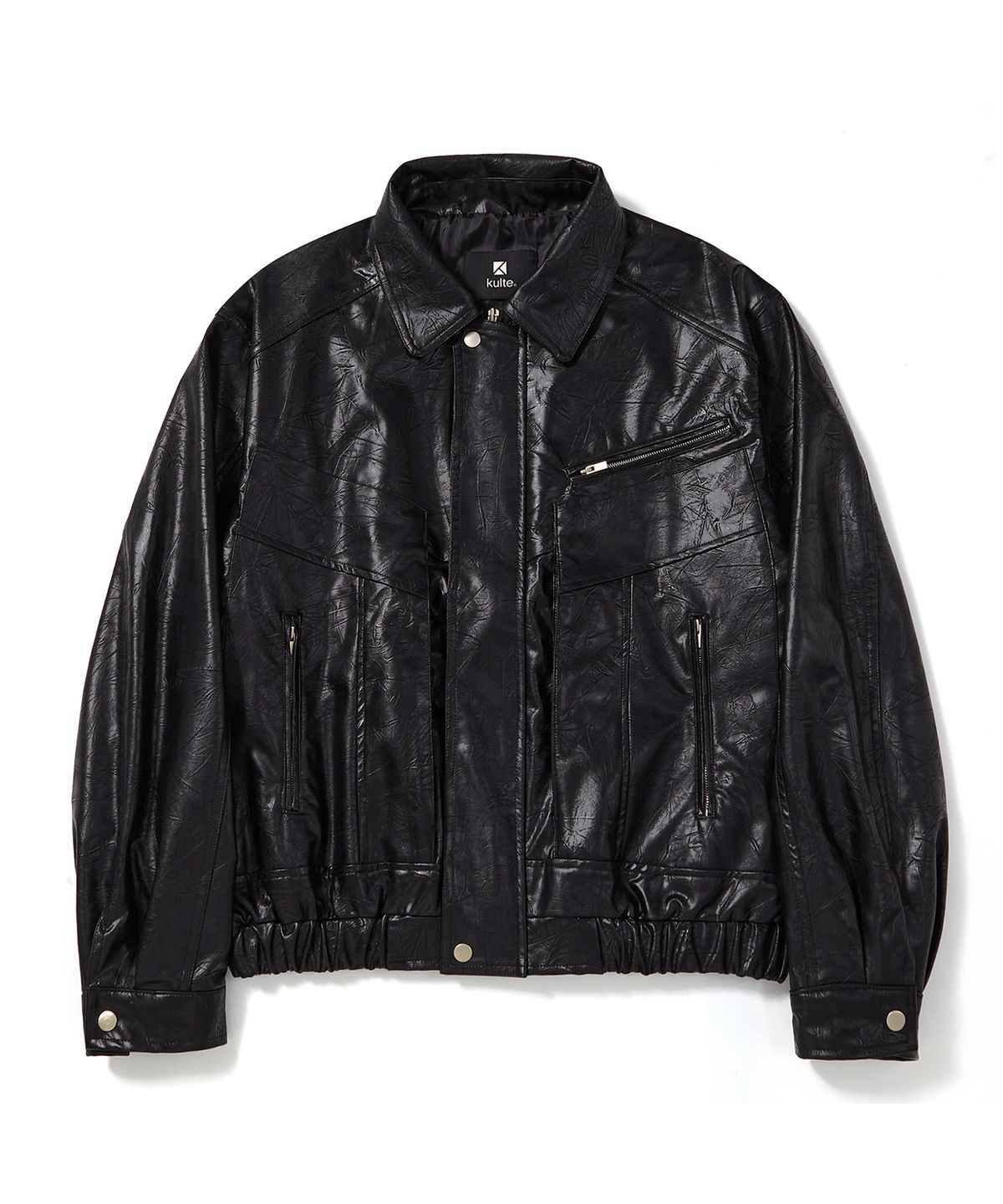 쿨트(KULTE) WILD SYNTHETIC  BOMBER JACKET_BLACK