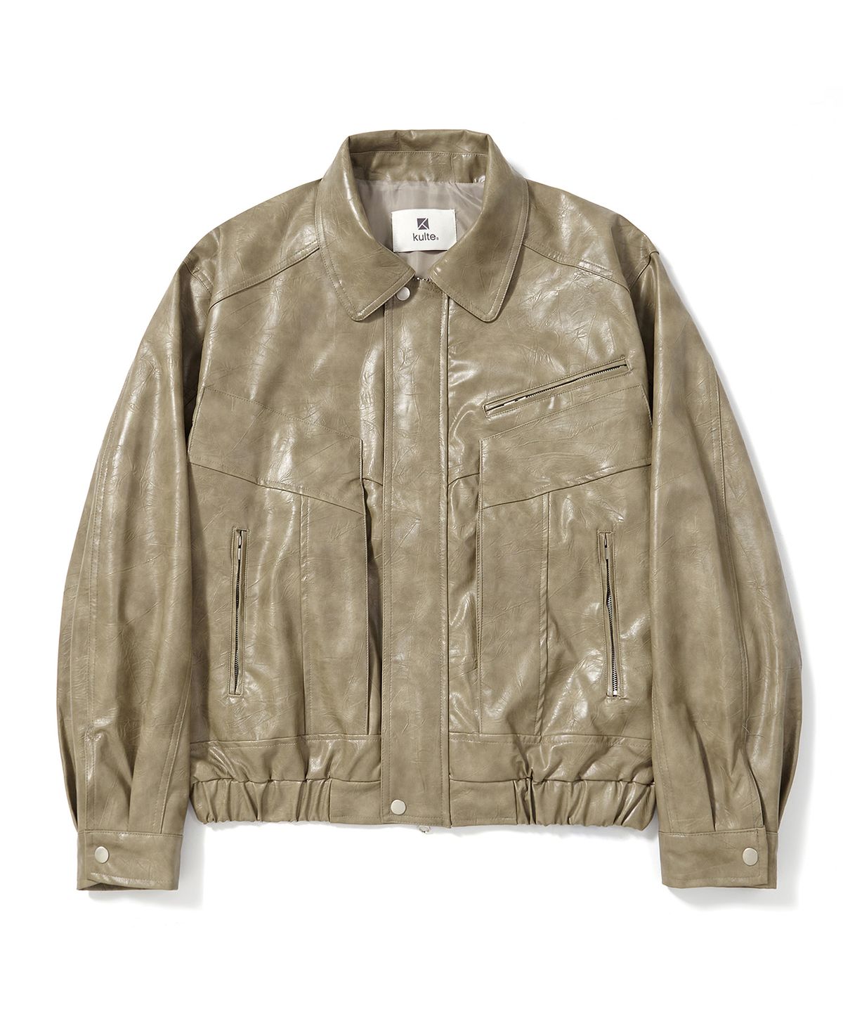 쿨트(KULTE) WILD SYNTHETIC BOMBER JACKET_BEIGE