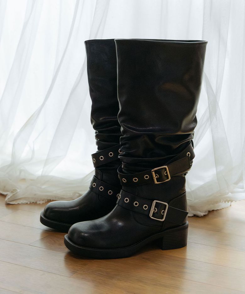 JUDE Long boots_ black 쥬드 롱 부츠 5cm