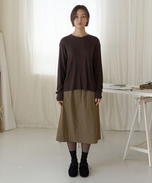 Minimal Long Sleeve (Brown)