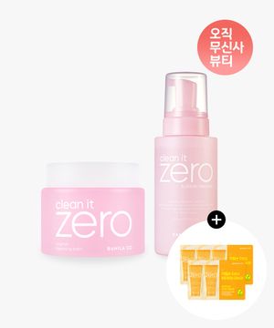 클린잇제로 오리지널 클렌징밤 180ml+버블 클렌저 300ml