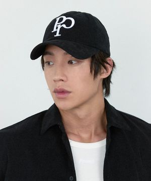 Corduroy Symbol Ballcap - Black