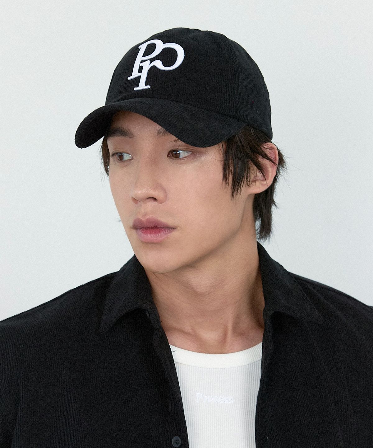 피알씨에스에스(PRCSS) Corduroy Symbol Ballcap - Black