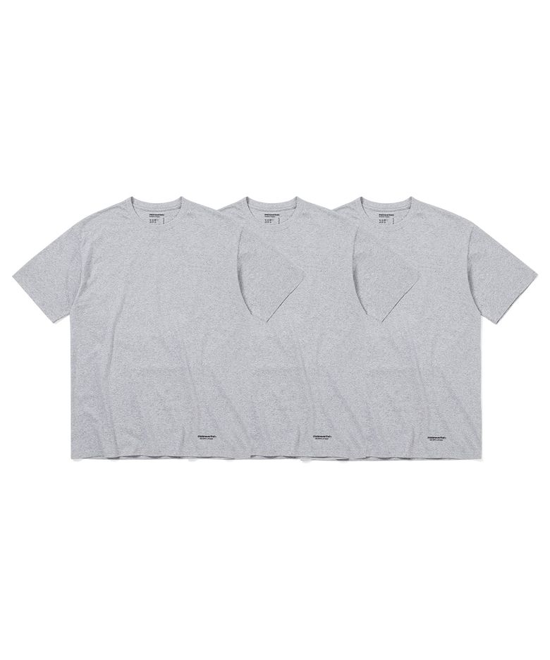 3 TAGLESS T-SHIRTS Heather Grey