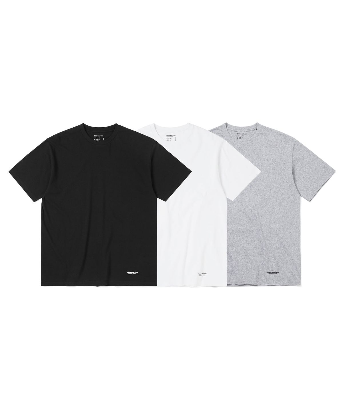 디스이즈네버댓(THISISNEVERTHAT) 3 TAGLESS T-SHIRTS Multi