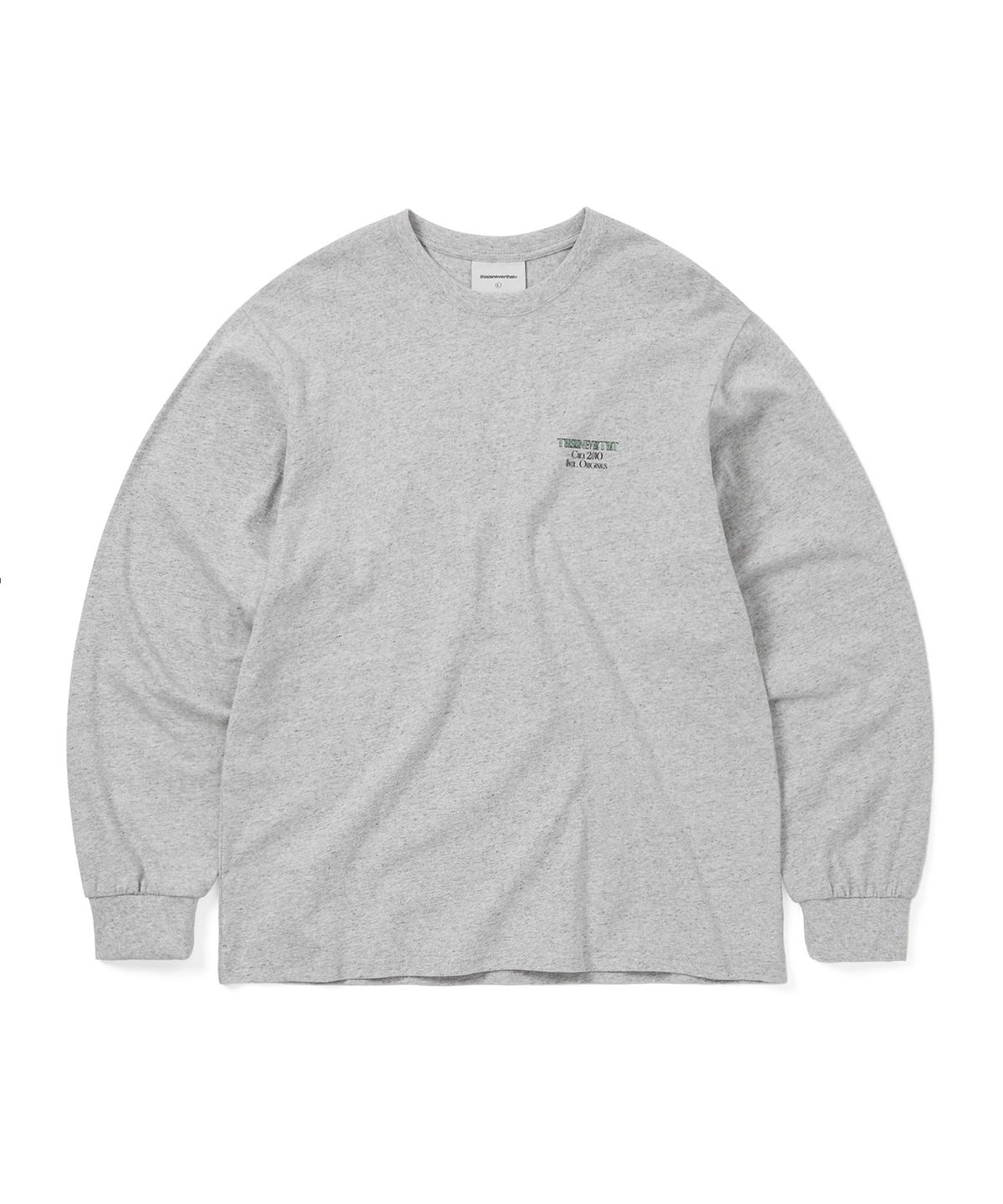 디스이즈네버댓(THISISNEVERTHAT) CIRCA 2010 L/S Tee Heather Grey