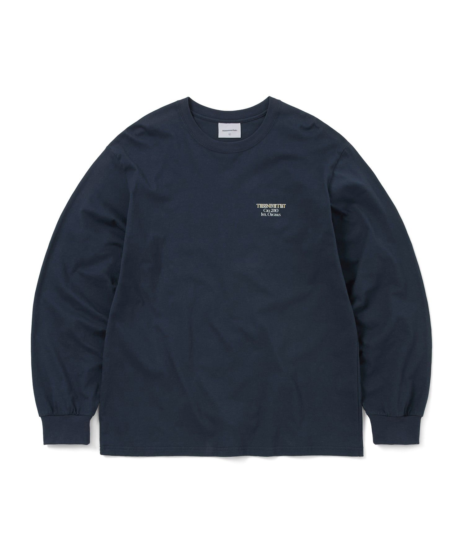 MUSINSA公式 | thisisneverthat CIRCA 2010 L/S Tee Navy