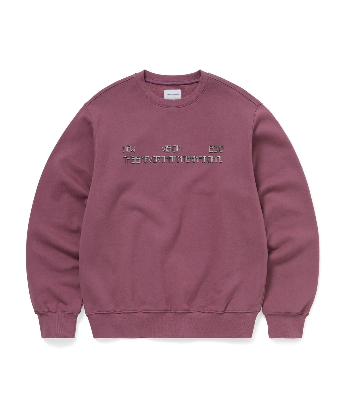 디스이즈네버댓(THISISNEVERTHAT) NEW VISION 2010 Crewneck Fuchsia