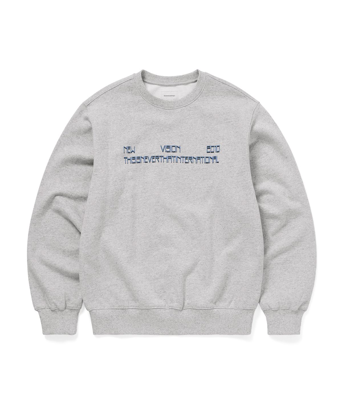 디스이즈네버댓(THISISNEVERTHAT) NEW VISION 2010 Crewneck Heather Grey