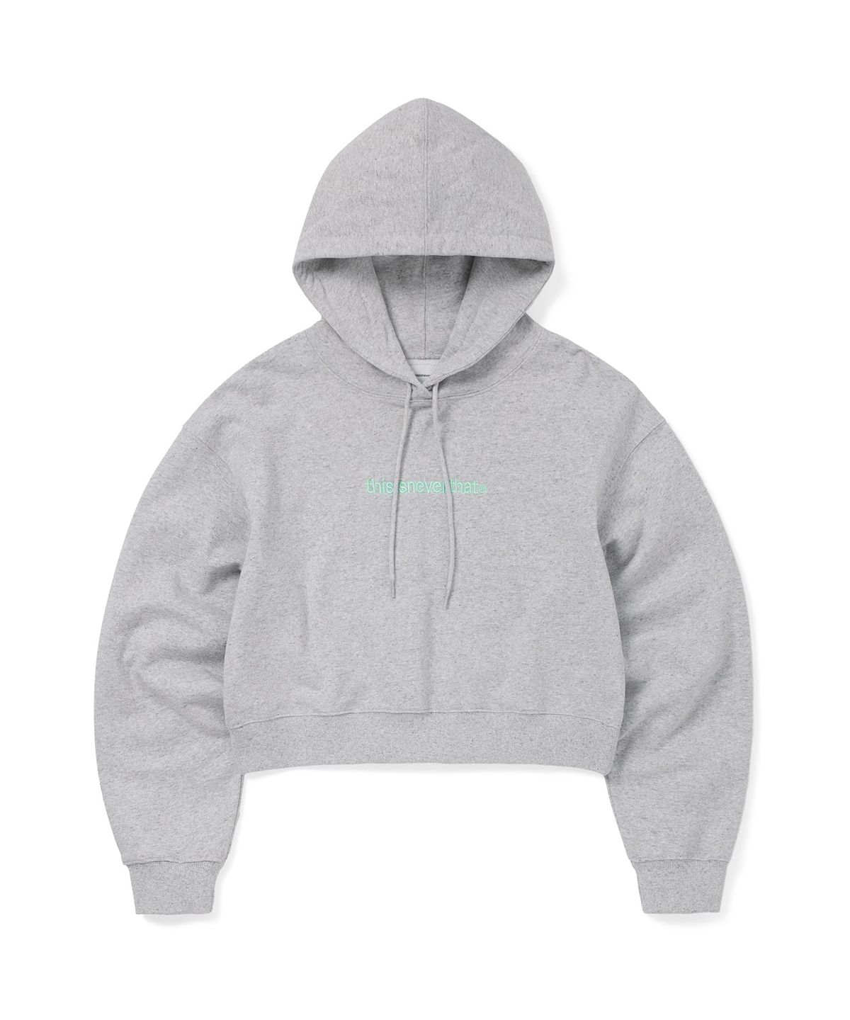 디스이즈네버댓(THISISNEVERTHAT) T-Logo W Hoodie Heather Grey