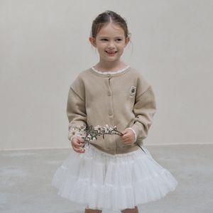 플라워리 니트 가디건