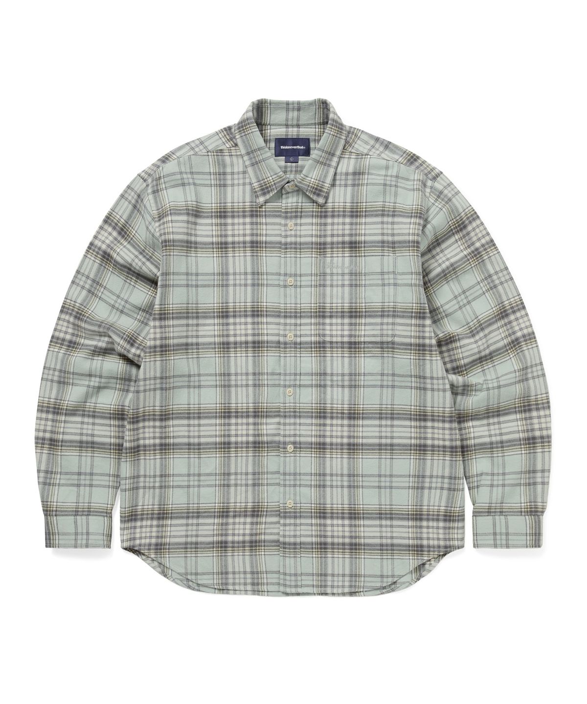 디스이즈네버댓(THISISNEVERTHAT) Flannel Check Shirt Sage