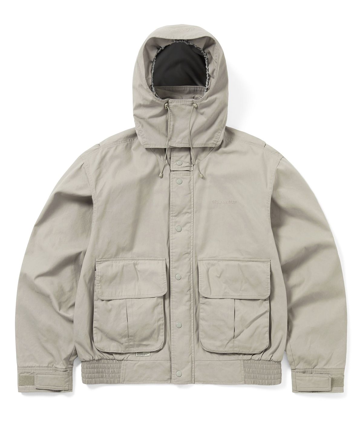 디스이즈네버댓(THISISNEVERTHAT) Waxed Field Jacket Stone