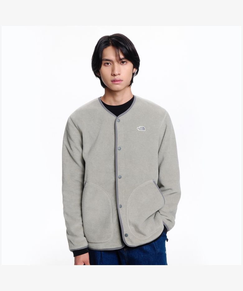 NJ4FR60A 남성 알바노 플리스 EX 가디건 LIGHT_GRAY